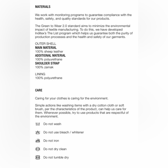 Zara Chain Strap Leather Crossbody Bag - Picture 7 of 7